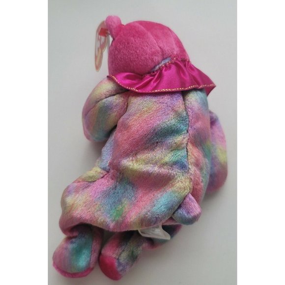 Ty Beanie Babies Millennium Bear Birthday January 1 2001. Made in USA - Picture 2 of 8